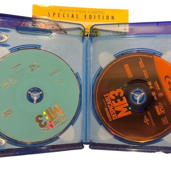 📀 7 MOVIES/$50 • Despicable Me 3 Blu-Ray DVD Combo • Illumination - Picture 3 of 4